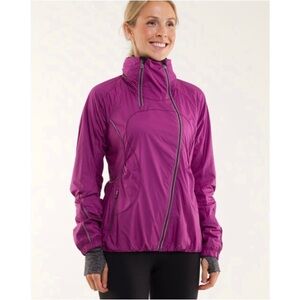 Lululemon Run Inspire Jacket in Dew Berry